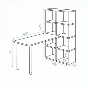 Стол компьютерный Bartolo в Ялуторовске - yalutorovsk.mebel24.online | фото 2