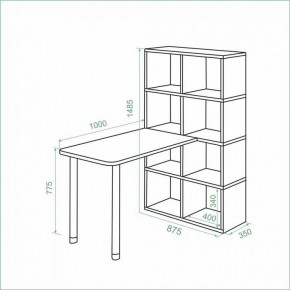 Стол компьютерный Bartolo в Ялуторовске - yalutorovsk.mebel24.online | фото 3