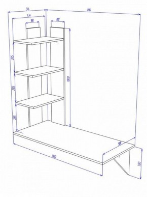 Стол компьютерный Домино Cross СтТ5 в Ялуторовске - yalutorovsk.mebel24.online | фото 2