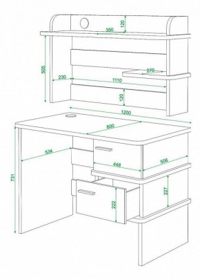 Стол компьютерный Домино нельсон СД-15 в Ялуторовске - yalutorovsk.mebel24.online | фото 3