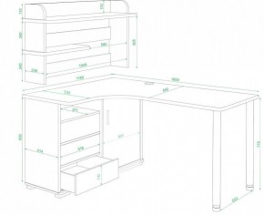 Стол компьютерный Домино нельсон СР-145М в Ялуторовске - yalutorovsk.mebel24.online | фото 2