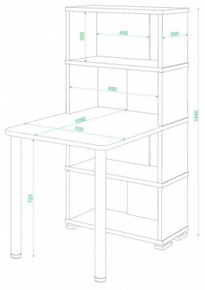 Стол компьютерный Домино СБ-10М/4 в Ялуторовске - yalutorovsk.mebel24.online | фото 2