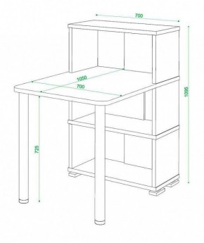 Стол компьютерный Домино СБ-10М3 в Ялуторовске - yalutorovsk.mebel24.online | фото 4