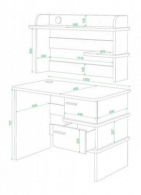 Стол компьютерный Домино СД-15 в Ялуторовске - yalutorovsk.mebel24.online | фото 2
