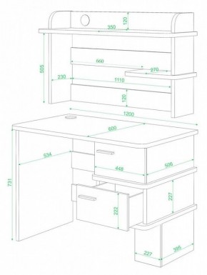 Стол компьютерный Домино СД-15 в Ялуторовске - yalutorovsk.mebel24.online | фото 2