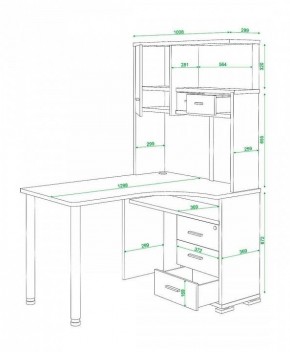 Стол компьютерный Домино СР-130 в Ялуторовске - yalutorovsk.mebel24.online | фото 5
