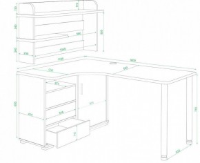 Стол компьютерный Домино СР-145М в Ялуторовске - yalutorovsk.mebel24.online | фото 2