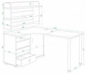 Стол компьютерный Домино СР-145М в Ялуторовске - yalutorovsk.mebel24.online | фото 3