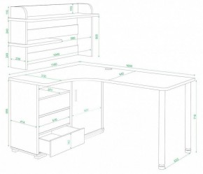 Стол компьютерный Домино СР-145М в Ялуторовске - yalutorovsk.mebel24.online | фото 2