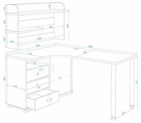 Стол компьютерный Домино СР-165М в Ялуторовске - yalutorovsk.mebel24.online | фото 5
