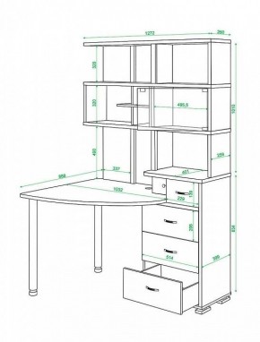 Стол компьютерный Домино СР-320 в Ялуторовске - yalutorovsk.mebel24.online | фото 5