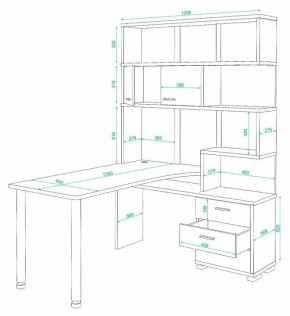 Стол компьютерный Домино СР-420/130 в Ялуторовске - yalutorovsk.mebel24.online | фото 2