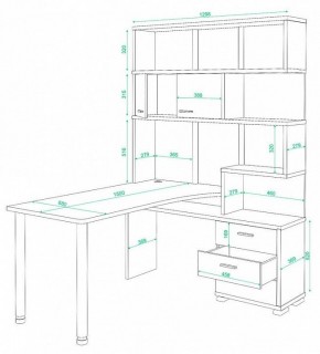Стол компьютерный Домино СР-420/150 в Ялуторовске - yalutorovsk.mebel24.online | фото 2