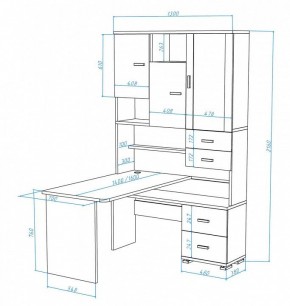 Стол компьютерный Домино СР-620/140 в Ялуторовске - yalutorovsk.mebel24.online | фото 3