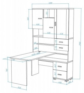 Стол компьютерный Домино СР-620/180 в Ялуторовске - yalutorovsk.mebel24.online | фото 2