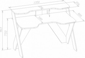 Стол компьютерный КСТ-118 в Ялуторовске - yalutorovsk.mebel24.online | фото 3