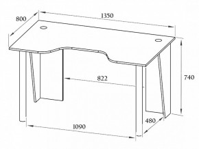 Стол компьютерный КСТ-18 в Ялуторовске - yalutorovsk.mebel24.online | фото 3