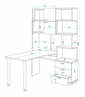 Стол компьютерный Латте СР-500М140 в Ялуторовске - yalutorovsk.mebel24.online | фото 3