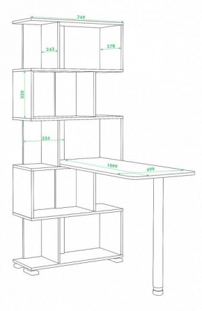 Стол компьютерный СЛ-5СТ в Ялуторовске - yalutorovsk.mebel24.online | фото 2