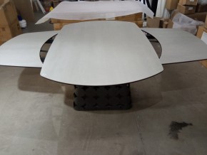 Стол LORENS 150 TL-58 поворотная система раскладки, испанская керамика / Темно-серый, ®DISAUR в Ялуторовске - yalutorovsk.mebel24.online | фото 2