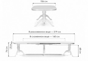 Стол обеденный Louvre в Ялуторовске - yalutorovsk.mebel24.online | фото 9