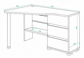 Стол письменный Домино СР-322С в Ялуторовске - yalutorovsk.mebel24.online | фото 2