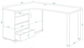 Стол письменный СР-145СМ в Ялуторовске - yalutorovsk.mebel24.online | фото 2