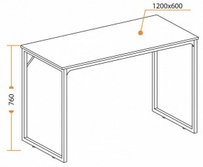 Стол письменный WD-08 в Ялуторовске - yalutorovsk.mebel24.online | фото 6