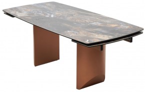Стол ПУАНТО 200 TITANIUM LAWA NERO, керамика / МЕДЬ каркас М-City в Ялуторовске - yalutorovsk.mebel24.online | фото 8