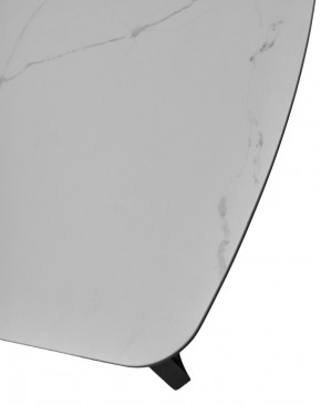 Стол RASMUS 160 TL-45 Белый мрамор, испанская керамика / черный каркас, ®DISAUR в Ялуторовске - yalutorovsk.mebel24.online | фото 6