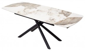 Стол RIVOLI 140 GLOSS LUXURY PANDORA SOLID CERAMIC / BLACK, ®DISAUR в Ялуторовске - yalutorovsk.mebel24.online | фото 2