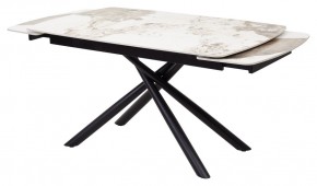 Стол RIVOLI 140 GLOSS LUXURY PANDORA SOLID CERAMIC / BLACK, ®DISAUR в Ялуторовске - yalutorovsk.mebel24.online | фото 5
