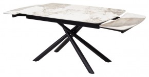 Стол RIVOLI 140 GLOSS LUXURY PANDORA SOLID CERAMIC / BLACK, ®DISAUR в Ялуторовске - yalutorovsk.mebel24.online | фото 6