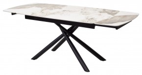 Стол RIVOLI 140 GLOSS LUXURY PANDORA SOLID CERAMIC / BLACK, ®DISAUR в Ялуторовске - yalutorovsk.mebel24.online | фото 7