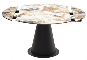 Стол TERAMO 135 GLOSS GRAND JADE SOLID CERAMIC, керамика, поворотн.механизм / Черный каркас, ®DISAUR в Ялуторовске - yalutorovsk.mebel24.online | фото 14