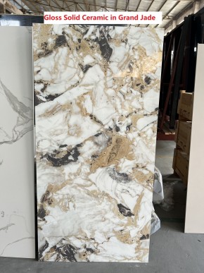 Стол TERAMO 135 GLOSS GRAND JADE SOLID CERAMIC, керамика, поворотн.механизм / Черный каркас, ®DISAUR в Ялуторовске - yalutorovsk.mebel24.online | фото 7
