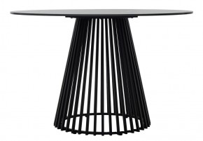 Стол TERNI 120 MATT BLACK MARBLE SOLID CERAMIC Черный мрамор матовый, керамика /Черн.каркас, ®DISAUR в Ялуторовске - yalutorovsk.mebel24.online | фото 7