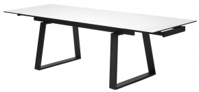 Стол VASTO 180 MARBLES KL-99 Белый мрамор матовый, итальянская керамика/ черный каркас, ®DISAUR в Ялуторовске - yalutorovsk.mebel24.online | фото 9