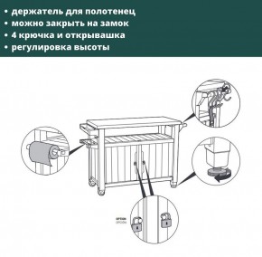 Столик для барбекю 207 Л (Unity XL 207L) в Ялуторовске - yalutorovsk.mebel24.online | фото 9