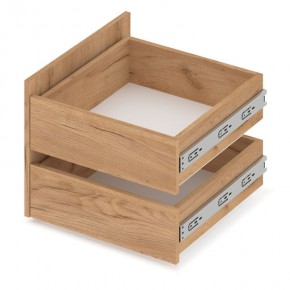 СТОУН С31 Шкаф 3-х створчатый с ящиками (дуб золотой/графит) в Ялуторовске - yalutorovsk.mebel24.online | фото 5