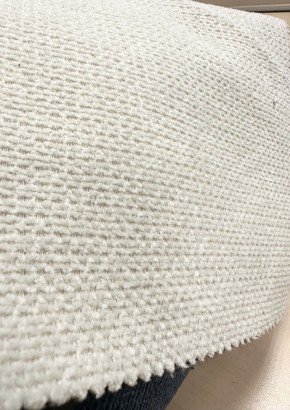 Стул BRIO CATO-01 Белый, фактурная ткань / черный каркас, ®DISAUR в Ялуторовске - yalutorovsk.mebel24.online | фото 2
