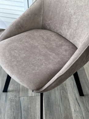 Стул CASA, 360 град. поворот. B5 Капучино, велюр / черный каркас,М-City в Ялуторовске - yalutorovsk.mebel24.online | фото 3