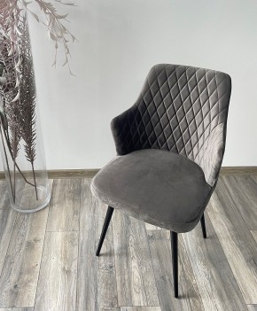 Стул HERMAN 360 град. ГРАФИТ #14, велюр / черный каркас М-City в Ялуторовске - yalutorovsk.mebel24.online | фото 3
