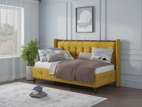 СВЕТЛАНА 3 Кровать линейная (Горчичный) в Ялуторовске - yalutorovsk.mebel24.online | фото