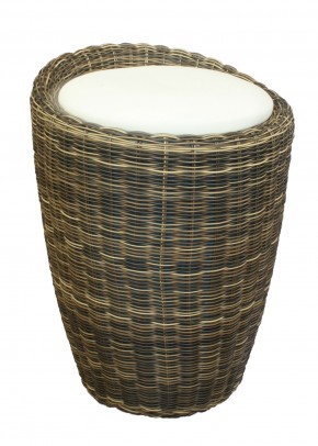 Табурет с местом для хранения LM-1100Rattan, кремовый в Ялуторовске - yalutorovsk.mebel24.online | фото