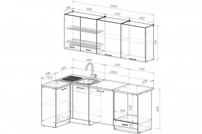 ТЕРЦИЯ Кухонный гарнитур Стандарт (1600 мм) в Ялуторовске - yalutorovsk.mebel24.online | фото 2