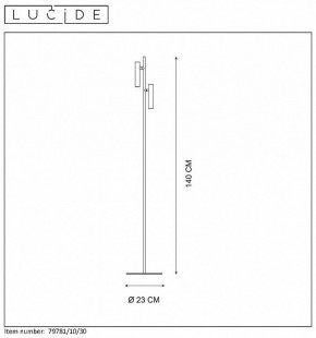 Торшер Lucide Philon 79781/10/30 в Ялуторовске - yalutorovsk.mebel24.online | фото 4