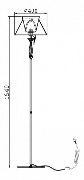 Торшер Maytoni Bird ARM013-22-W в Ялуторовске - yalutorovsk.mebel24.online | фото 8