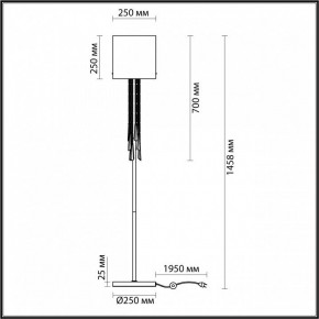 Торшер Odeon Light Nicole 4886/1F в Ялуторовске - yalutorovsk.mebel24.online | фото 4