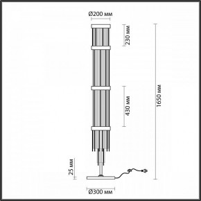 Торшер Odeon Light York 4788/12F в Ялуторовске - yalutorovsk.mebel24.online | фото 3